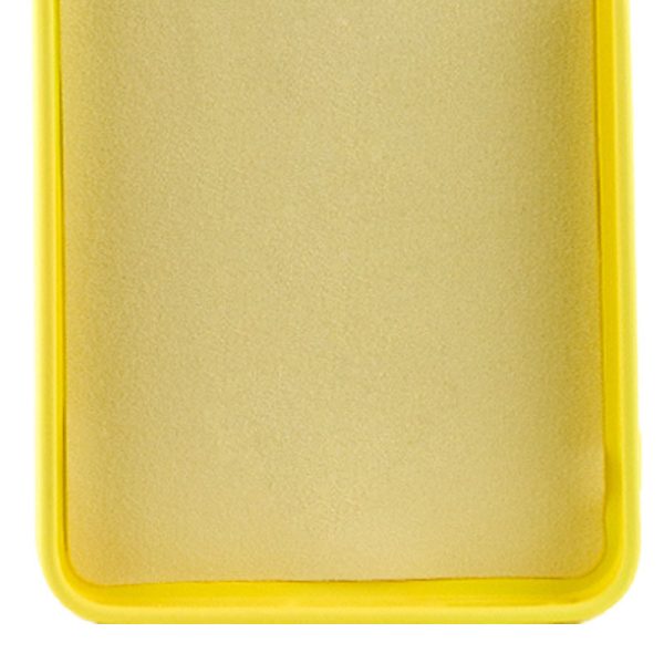 Чохол для Samsung Galaxy A15 4G сіліконовий GETMAN Liquid Silk Full Camera жовтий - Зображення 3