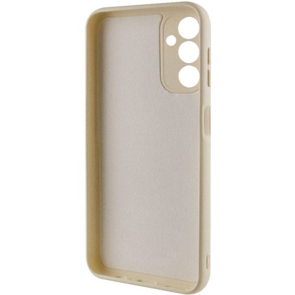 Чохол для Samsung Galaxy A24 4G сіліконовий GETMAN Liquid Silk Full Camera бежевий - Зображення 3
