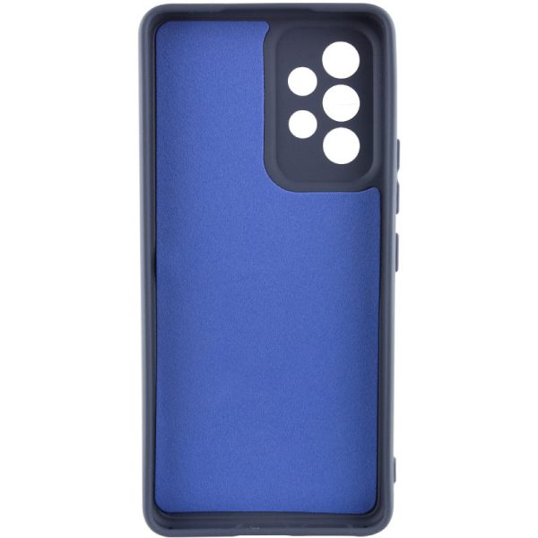 Чохол для Samsung Galaxy A32 4G сіліконовий GETMAN Liquid Silk Full Camera синій - Зображення 2