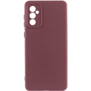 Чохол для Samsung Galaxy A35 сіліконовий GETMAN Liquid Silk Full Camera бордовий