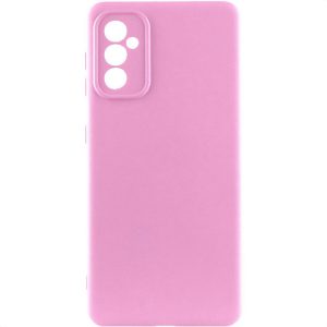Чохол для Samsung Galaxy A35 сіліконовий GETMAN Liquid Silk Full Camera рожевий