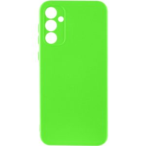 Чохол для Samsung Galaxy A35 сіліконовий GETMAN Liquid Silk Full Camera салатовий