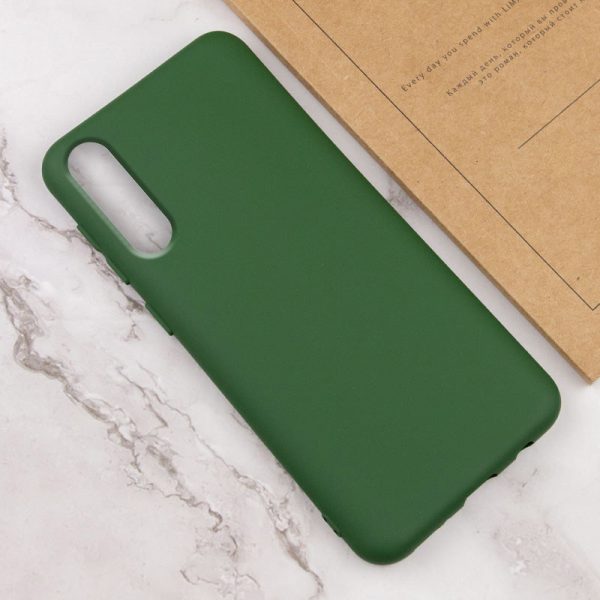 Чохол для Samsung Galaxy A50 сіліконовий GETMAN Liquid Silk зелений - Зображення 3