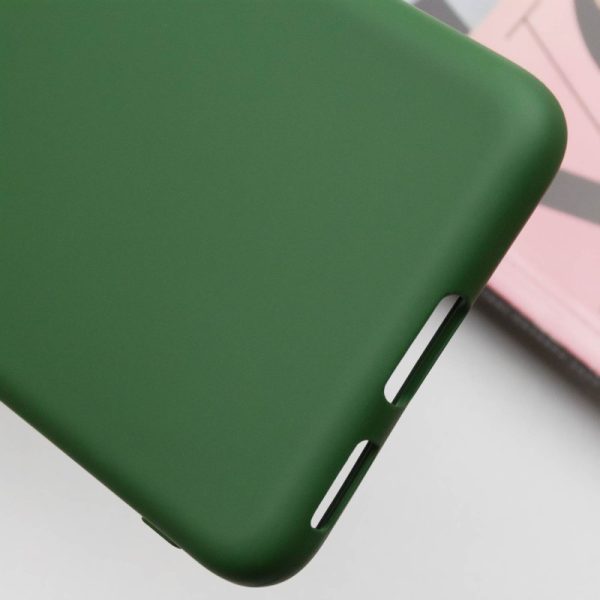 Чохол для Samsung Galaxy S21 сіліконовий GETMAN Liquid Silk Full Camera зелений - Зображення 6
