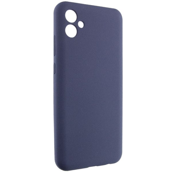 Чохол для Samsung Galaxy A04 сіліконовий GETMAN Liquid Silk Full Camera синій - Зображення 2