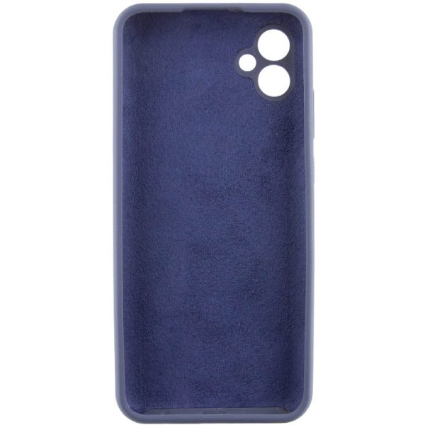 Чохол для Samsung Galaxy A04 сіліконовий GETMAN Liquid Silk Full Camera синій - Зображення 3