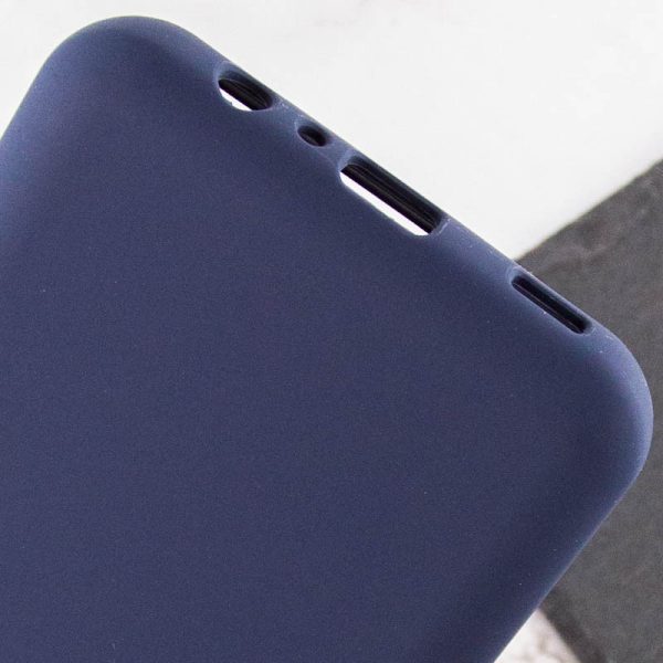 Чохол для Samsung Galaxy A04 сіліконовий GETMAN Liquid Silk Full Camera синій - Зображення 6