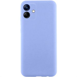 Чохол для Samsung Galaxy A06 сіліконовий GETMAN Liquid Silk Full Camera бузковий