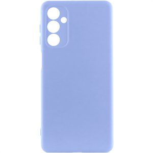 Чохол для Samsung Galaxy A24 4G сіліконовий GETMAN Liquid Silk Full Camera бузковий