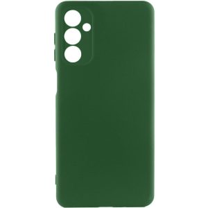 Чохол для Samsung Galaxy A26 5G сіліконовий GETMAN Liquid Silk Full Camera зелений