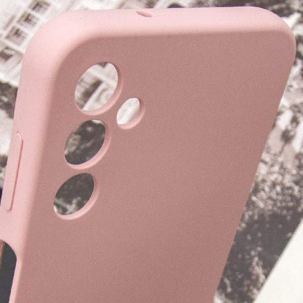 Чохол для Samsung Galaxy A34 5G сіліконовий GETMAN Liquid Silk Full Camera рожевий - Зображення 6
