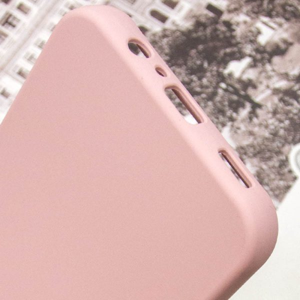 Чохол для Samsung Galaxy A34 5G сіліконовий GETMAN Liquid Silk Full Camera рожевий - Зображення 7