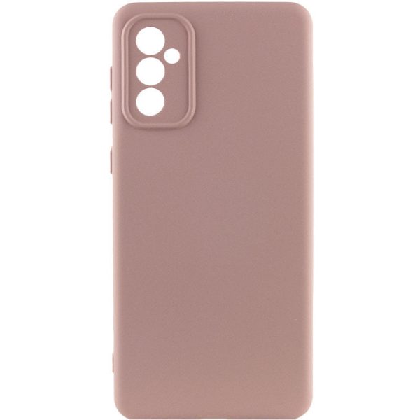 Чохол для Samsung Galaxy A36 5G сіліконовий GETMAN Liquid Silk Full Camera рожевий