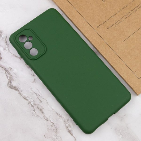 Чохол для Samsung Galaxy A36 5G сіліконовий GETMAN Liquid Silk Full Camera зелений - Зображення 4