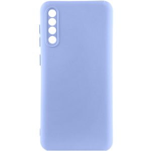 Чохол для Samsung Galaxy A50 сіліконовий GETMAN Liquid Silk Full Camera бузковий
