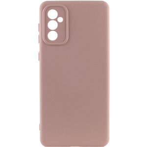 Чохол для Samsung Galaxy A56 5G сіліконовий GETMAN Liquid Silk Full Camera рожевий