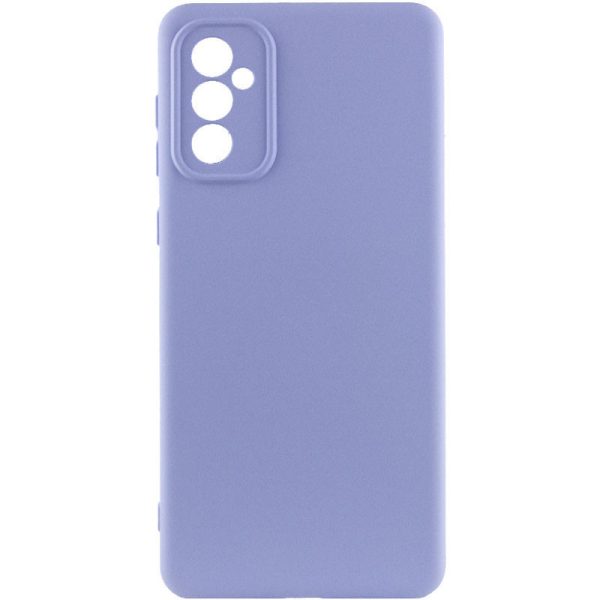 Чохол для Samsung Galaxy A56 5G сіліконовий GETMAN Liquid Silk Full Camera бузковий