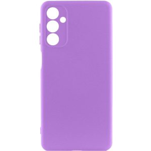 Чохол для Samsung Galaxy M23 5G сіліконовий GETMAN Liquid Silk Full Camera фіолетовий