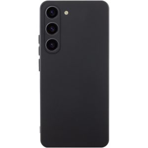 Чохол для Samsung Galaxy S23 сіліконовий GETMAN Liquid Silk Full Camera чорний