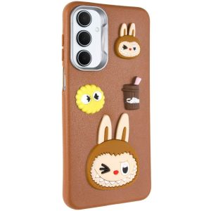Чохол для Samsung Galaxy A15 4G сіліконовий Leather Toys карамельний