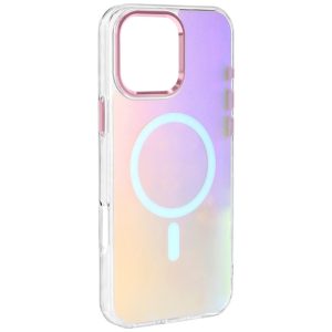 Чохол для iPhone 16 Pro сіліконовий Lunar Glow рожевий