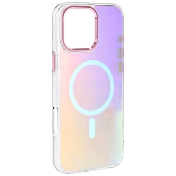 Чохол для iPhone 16 Pro сіліконовий Lunar Glow рожевий
