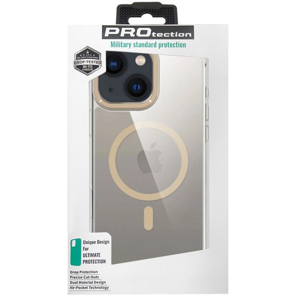 Чохол для iPhone 13 з MagSafe сіліконовий Space Case Apex золотий - Зображення 4