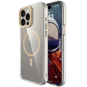 Чохол для iPhone 15 Pro з MagSafe сіліконовий Space Case Apex золотий