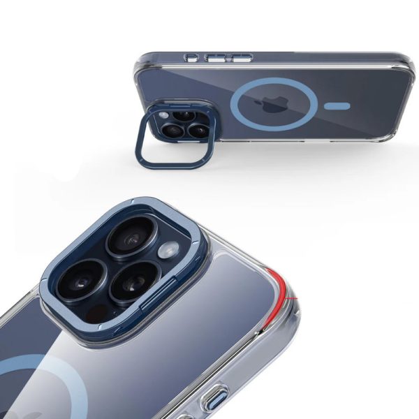 Чохол для iPhone 15 Pro з MagSafe сіліконовий Space Case Apex блакитний - Зображення 4