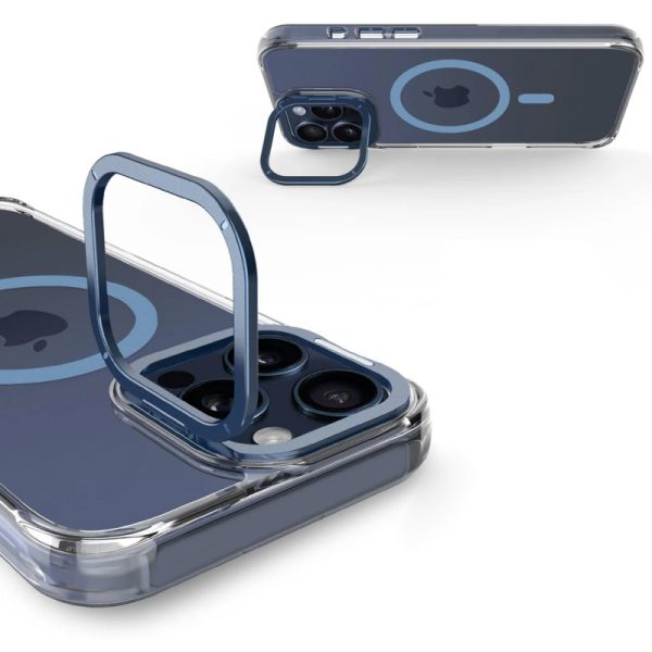 Чохол для iPhone 15 Pro з MagSafe сіліконовий Space Case Apex блакитний - Зображення 6