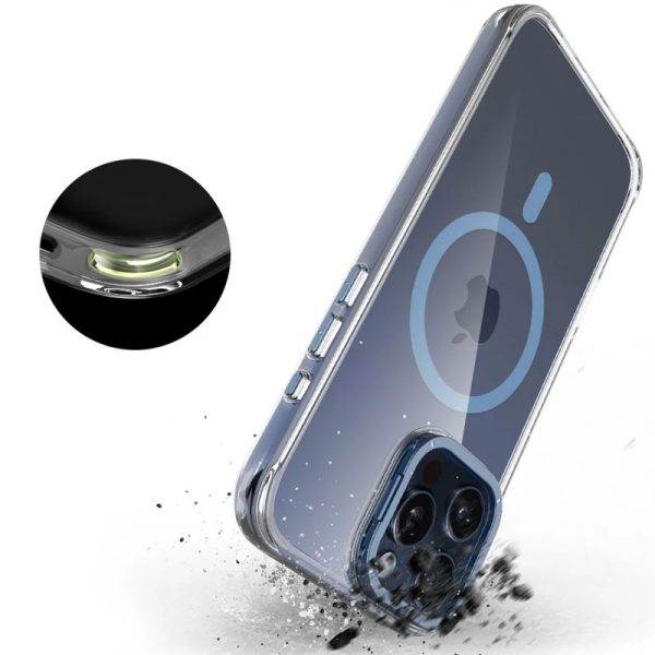 Чохол для iPhone 15 Pro з MagSafe сіліконовий Space Case Apex блакитний - Зображення 7