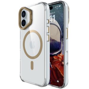 Чохол для iPhone 16 з MagSafe сіліконовий Space Case Apex золотий