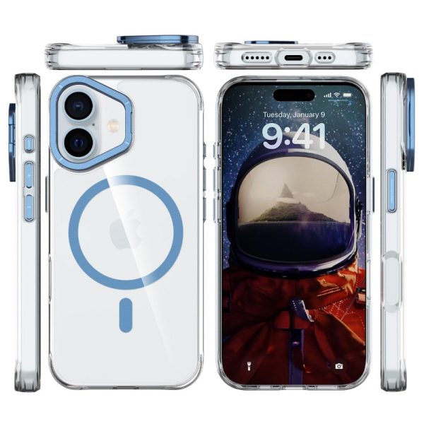 Чохол для iPhone 16 з MagSafe сіліконовий Space Case Apex блакитний - Зображення 4
