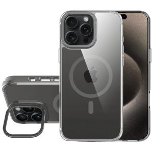 Чохол для iPhone 16 Pro з MagSafe сіліконовий Space Case Apex сірий, прозорий