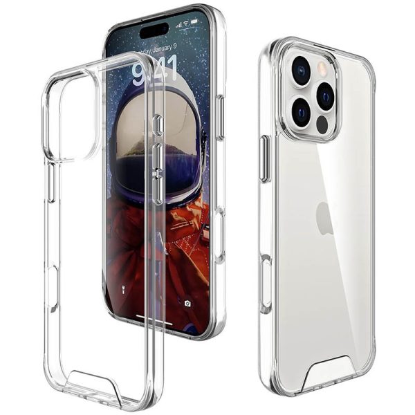 Чохол для iPhone 16 Pro сіліконовий Space Case transparent прозорий - Зображення 2