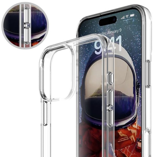 Чохол для iPhone 16 Pro сіліконовий Space Case transparent прозорий - Зображення 5