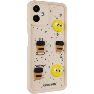 Чохол для Samsung Galaxy A06 сіліконовий Toys Case бежевий