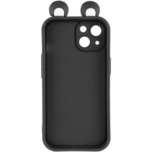 Чохол для iPhone 13 з Ears сіліконовий Toys Case чорний - Зображення 3