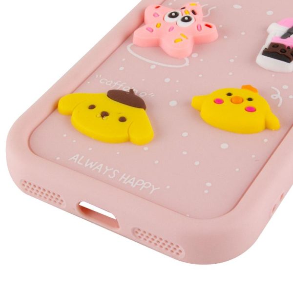 Чохол для iPhone 16e з Ears сіліконовий Toys Case рожевий - Зображення 5