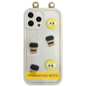 Чохол для Samsung Galaxy A16 4G з Ears сіліконовий Toys Case бежевий