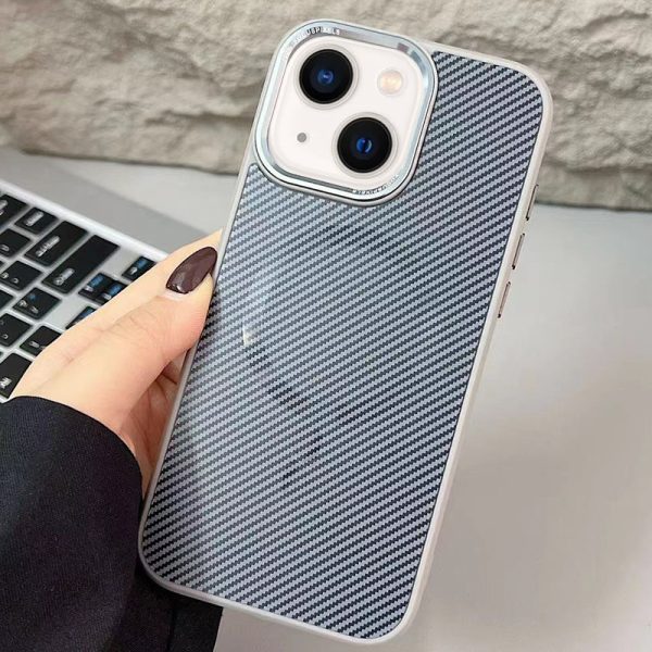 Чохол для iPhone 15 з MagSafe сіліконовий Carbon Mirage сірий - Зображення 2