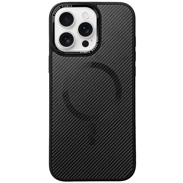 Чохол для iPhone 15 Pro з MagSafe сіліконовий Carbon Mirage чорний - Зображення 3