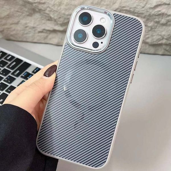 Чохол для iPhone 16 Pro з MagSafe сіліконовий Carbon Mirage сірий - Зображення 2
