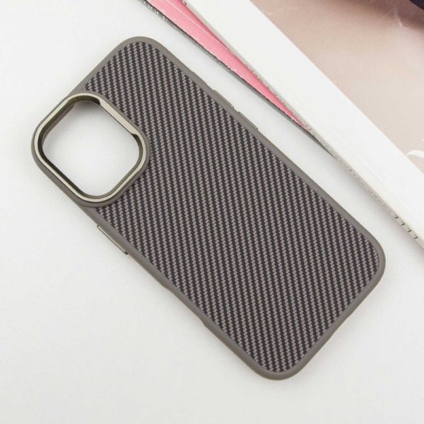 Чохол для iPhone 16 з MagSafe сіліконовий Carbon сірий - Зображення 2