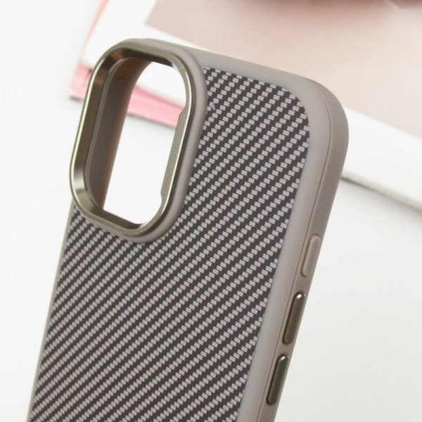 Чохол для iPhone 16 з MagSafe сіліконовий Carbon сірий - Зображення 4