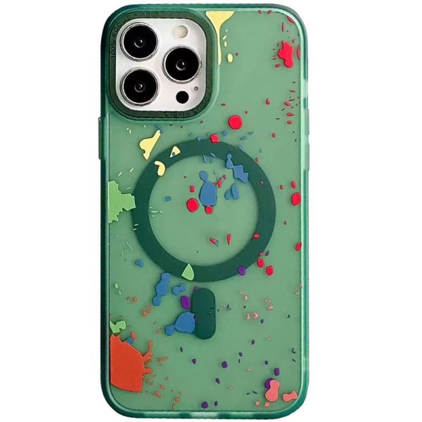 Чохол для iPhone 12 Pro з MagSafe сіліконовий Flush зелений