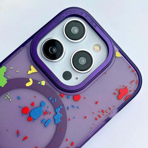 Чохол для iPhone 15 Pro з MagSafe сіліконовий Flush фіолетовий - Зображення 4