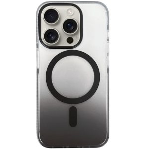 Чохол для iPhone 14 Pro з MagSafe сіліконовий Phantom чорний