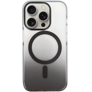Чохол для iPhone 15 Pro з MagSafe сіліконовий Phantom сірий