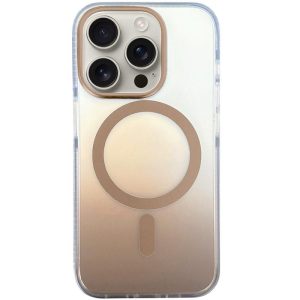 Чохол для iPhone 16 Pro з MagSafe сіліконовий Phantom золотий